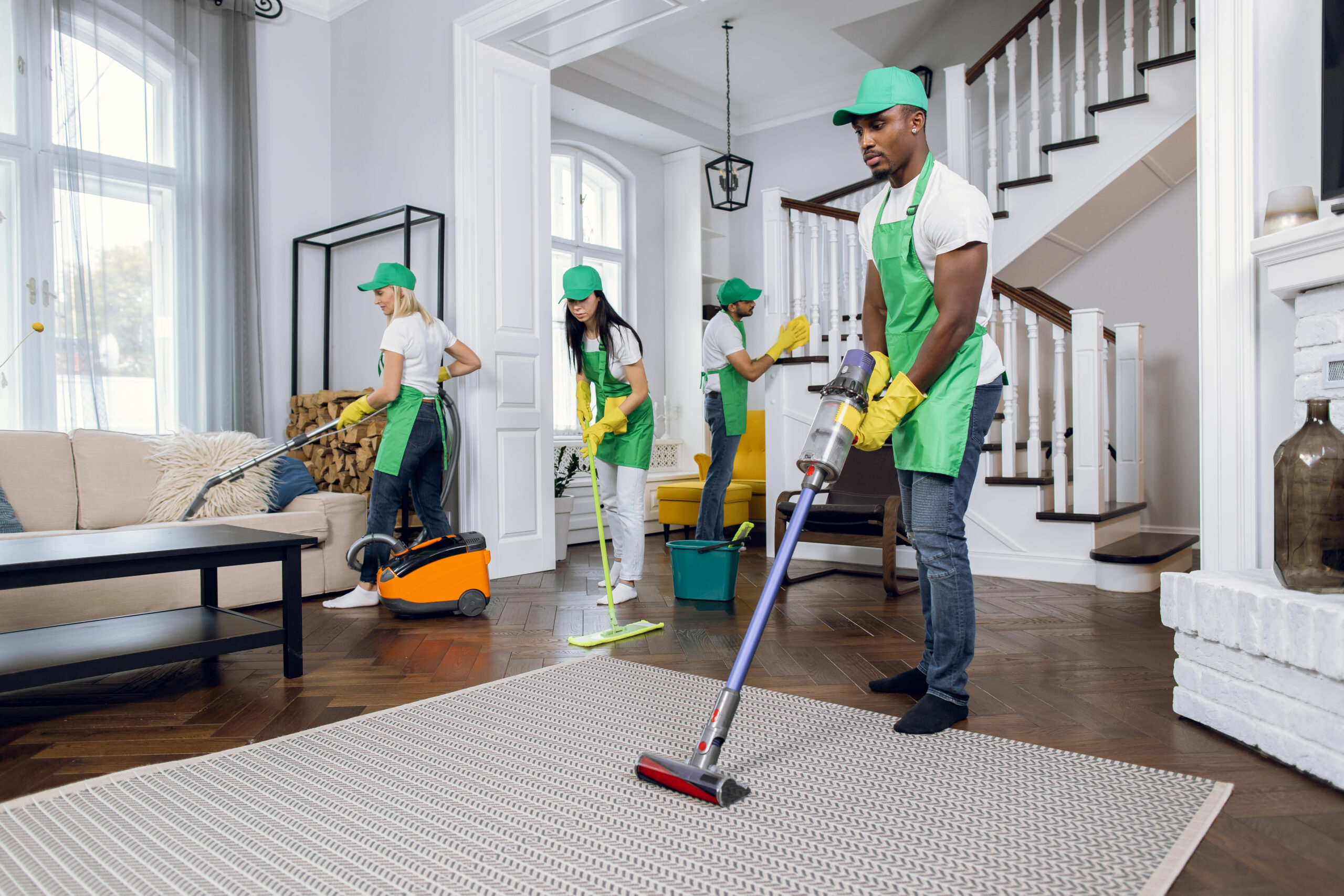 Group of Cleaning Team
